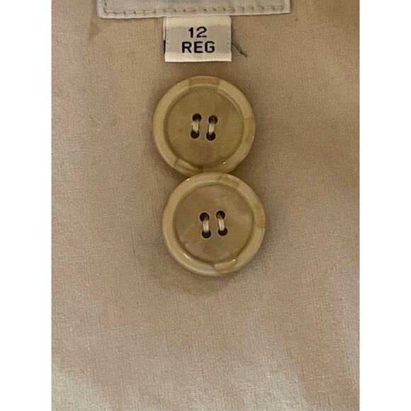 London Fog 12 Trench Rain Coat Belted Lined Vtg 90s - Picture 10 of 10